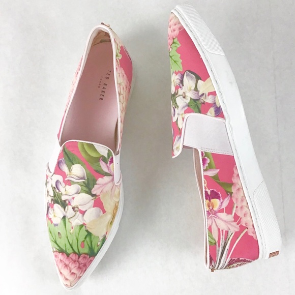 Ted Baker London Shoes - Ted Baker London Thfia Floral Slip-On Sneaker